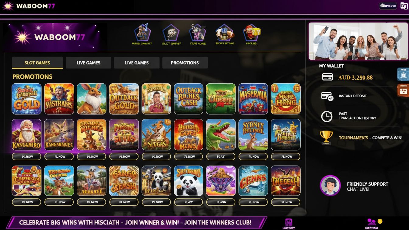 Aussie players enjoying features and wins on casino