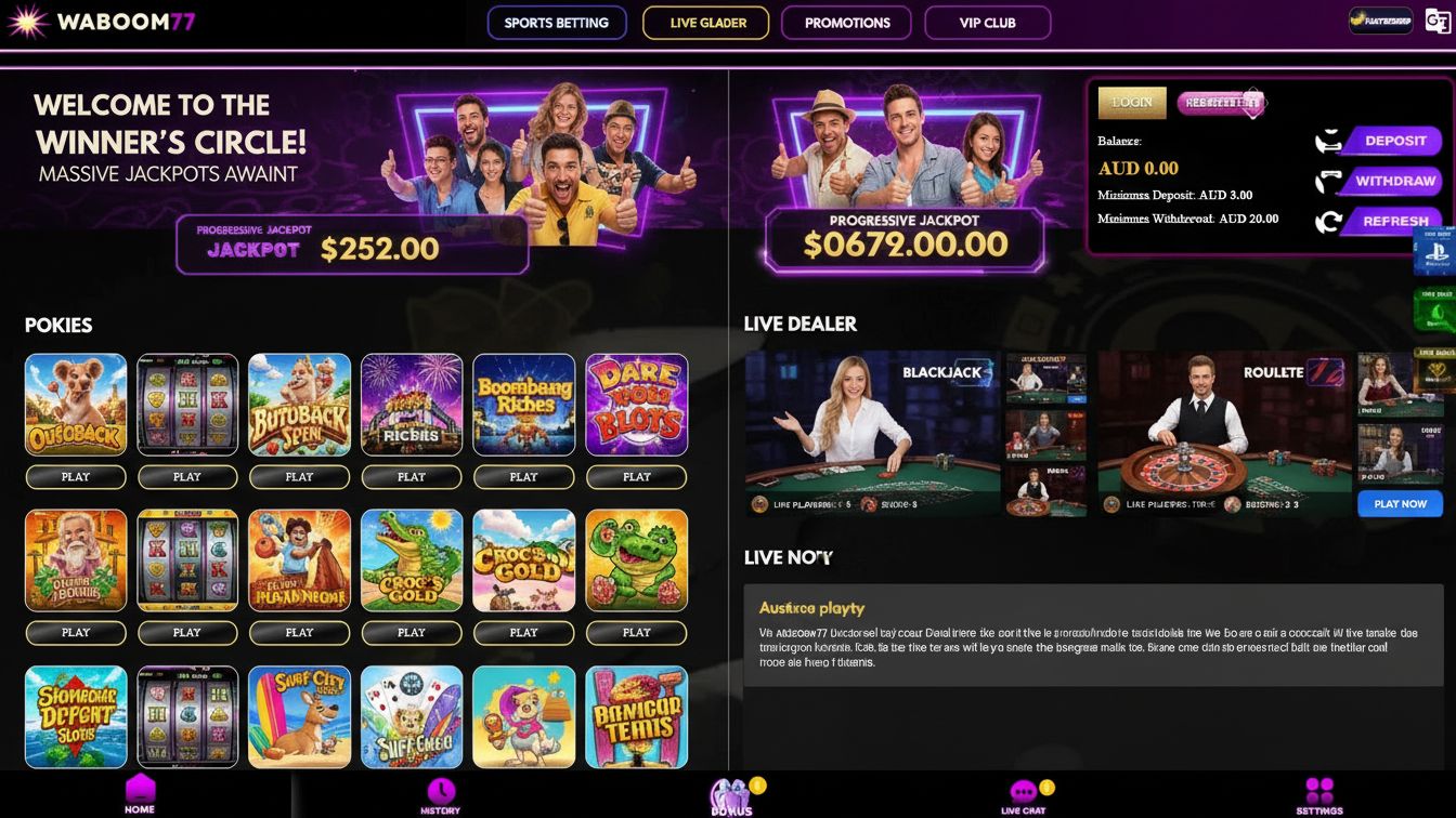 Pokies and live casino games in Australian context